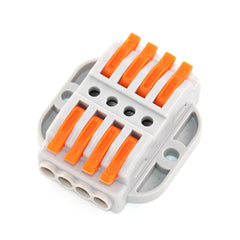 1Pcs Wire Connectors 2-10 Pins Docking Cable Conectors Fast Universal Compact Conductor Push-in Terminal Block LED