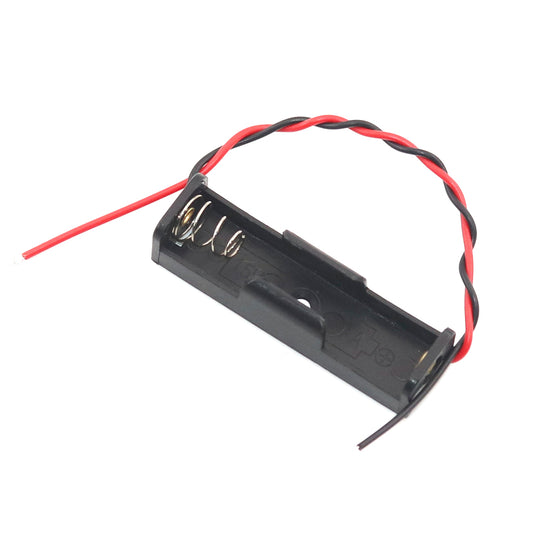 1Pcs 1/2/3/4/5/6/8/10 Slots AA Power Battery Case Box Holder DIY Leads with Wire Leads Black Plastic Battery Box Connecting