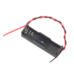 1Pcs 1/2/3/4/5/6/8/10 Slots AA Power Battery Case Box Holder DIY Leads with Wire Leads Black Plastic Battery Box Connecting