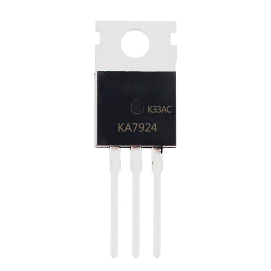 10Pcs KA7924TU KA7924 3-Terminal 1A Negative Voltage Regulator TO-220