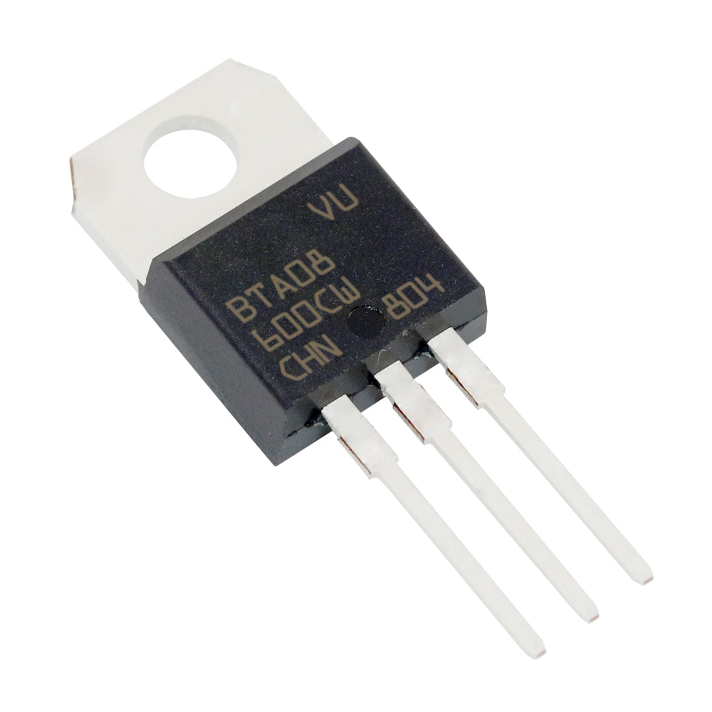 10Pcs BTA08-600CW BTA08 Thyristor TRIAC TO-220