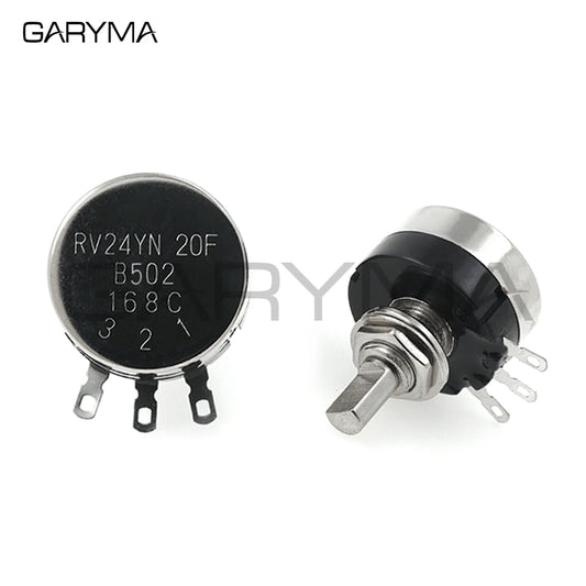 RV24YN20F B103 B502 RV24YN 2 Вт 5 К 10 К полувал игровой автомат вращающийся потенциометр из углеродной пленки