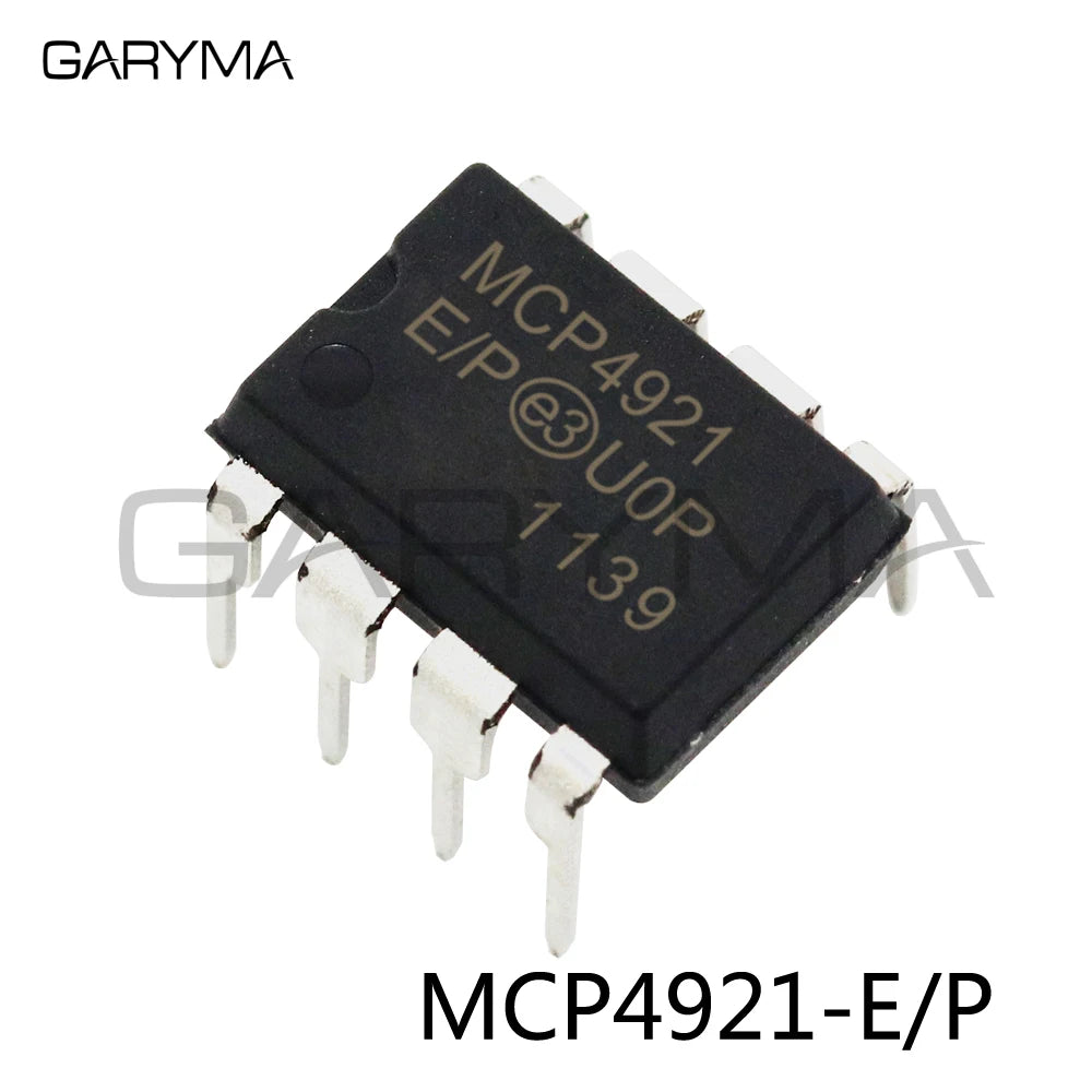 20Pcs MCP4921-E/P DAC 1-CH Resistor-String 12-bit Automotive DIP-8pin