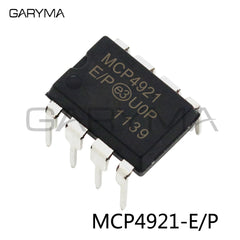 20Pcs MCP4921-E/P DAC 1-CH Resistor-String 12-bit Automotive DIP-8pin
