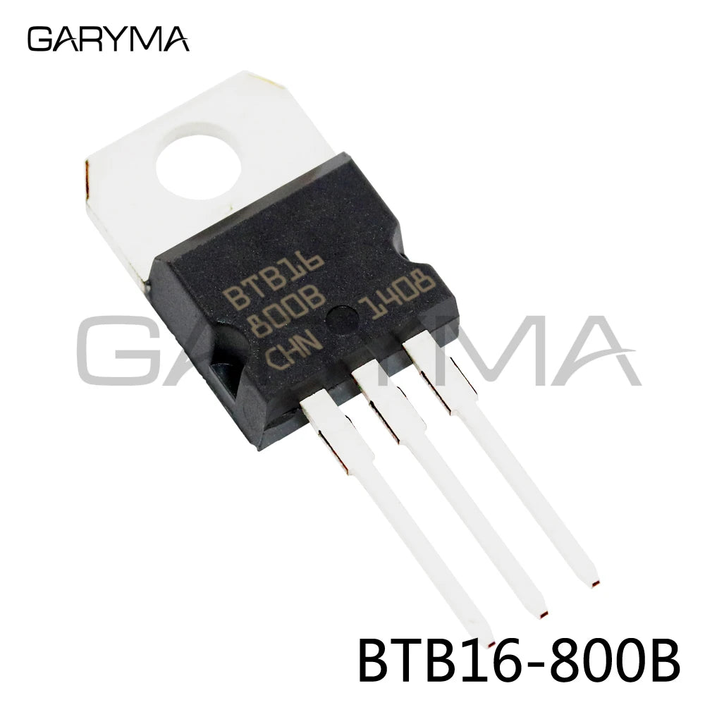 10Pcs BTB16-800B BTB16 Triacs Thyristors TO-220