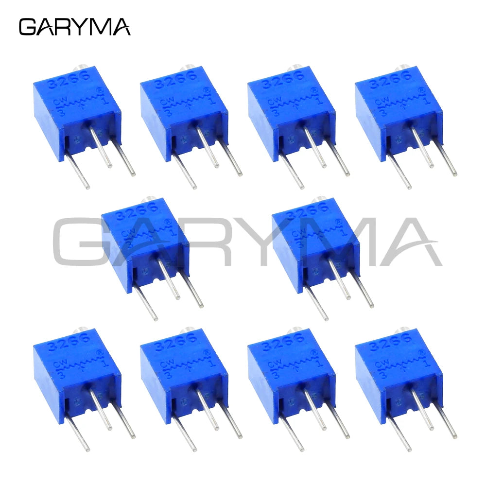 10pcs 3266W Adjustable Precision Potentiometer 1K 2K 5K 10K 20K 50K 100K 200K 500K 1M