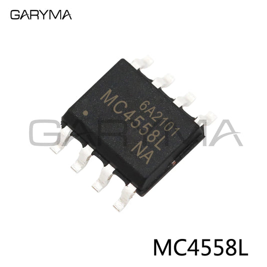 10 шт. MC4558L Двойные биполярные операционные усилители SOP-8pin