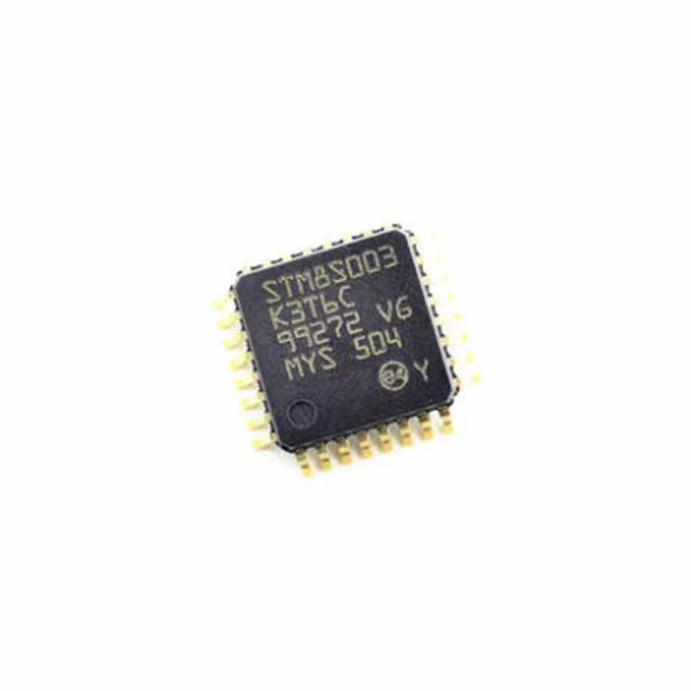 10pcs STM8S003K3T6C  Value line, 16 MHz STM8S 8-bit MCU, 8 Kbytes Flash, 128 bytes data EEPROM LQFP-32