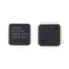 5Pcs STM32F051C8T6 Low- and medium-density advanced ARM-based 32-bit MCU with 16 to 64 Kbytes Flash LQFP-48