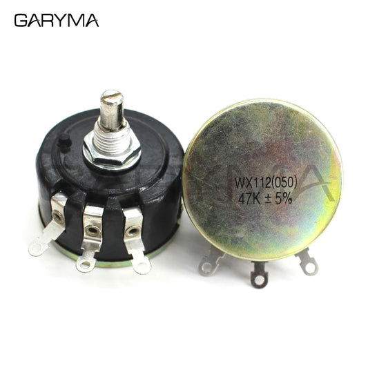WX112 WX050 5 Вт однокольцевой проволочный потенциометр 100R 220R 330R 470R 1K 2K2 3K3 4K7 5K6 6K8 10K 22K 33K 47K Ом ​​WX050