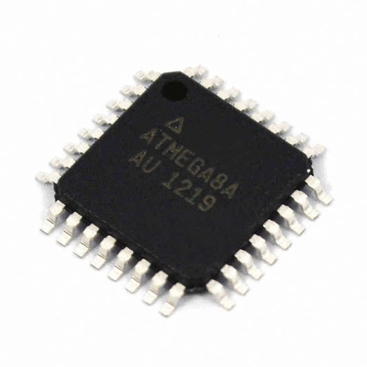 5 шт. ATMEGA8A-AU, 8-разрядная память с внутрисистемной программируемой флэш-памятью емкостью 8 КБ QFP32 