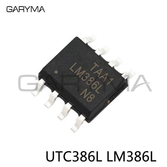 10 шт. UTC386L LM386L Низковольтный аудиоусилитель мощности SOP-8pin