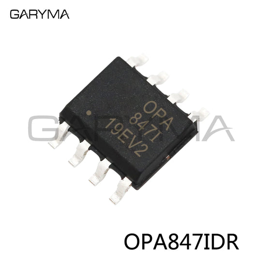 10Pcs OPA847IDR Ultra-Low Noise, Voltage-Feedback OPERATIONAL AMPLIFIER with Shutdown SOP-8pin