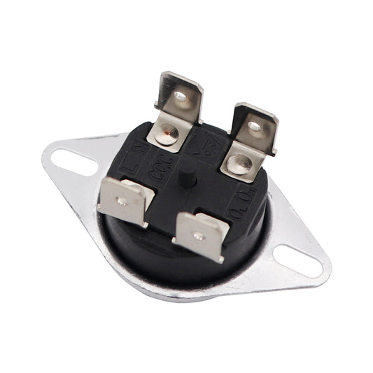 1Pcs KSD302X 20A 250V 4 Feet Circular Head Manual Reset Bipolar Thermostat Temperature Switch 75 85 92 93 95 Celsius Degree