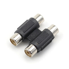 5Pcs RCA Female To Female Jack Plug RCA Male To Male Connector AV Cable Plug Video Audio CCTV Extension Adapter