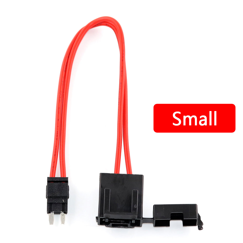 1Set Car Modification ACC Fuse Box To Take Electrical 1A~50A Medium/Mini/Micro2 Size 16AWG Power Socket Lossless Fuse Tap Holder
