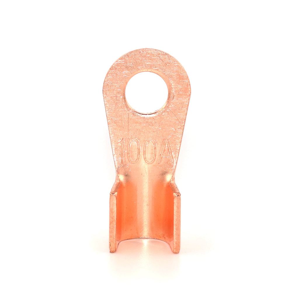 10Pcs Copper OT Series Terminal 20/30/40/50/60/80/100/150/200/250/300/400A Splice Wire Dia Bare Battery Cable Connector Open Lug