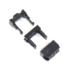 10Pcs FC Female 2.54mm Pitch 6P/8/10/12/14/16/18/20/24/26/30/34/40/50/64 Pin Ribbon Cable Connector IDC Socket Connector