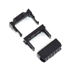 10Pcs FC Female 2.54mm Pitch 6P/8/10/12/14/16/18/20/24/26/30/34/40/50/64 Pin Ribbon Cable Connector IDC Socket Connector