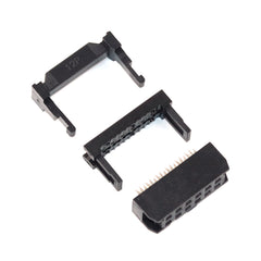 10Pcs FC Female 2.54mm Pitch 6P/8/10/12/14/16/18/20/24/26/30/34/40/50/64 Pin Ribbon Cable Connector IDC Socket Connector