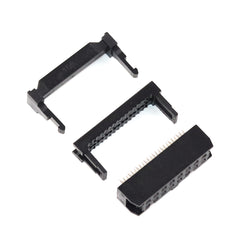 10Pcs FC Female 2.54mm Pitch 6P/8/10/12/14/16/18/20/24/26/30/34/40/50/64 Pin Ribbon Cable Connector IDC Socket Connector