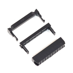 10Pcs FC Female 2.54mm Pitch 6P/8/10/12/14/16/18/20/24/26/30/34/40/50/64 Pin Ribbon Cable Connector IDC Socket Connector