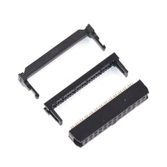 10Pcs FC Female 2.54mm Pitch 6P/8/10/12/14/16/18/20/24/26/30/34/40/50/64 Pin Ribbon Cable Connector IDC Socket Connector