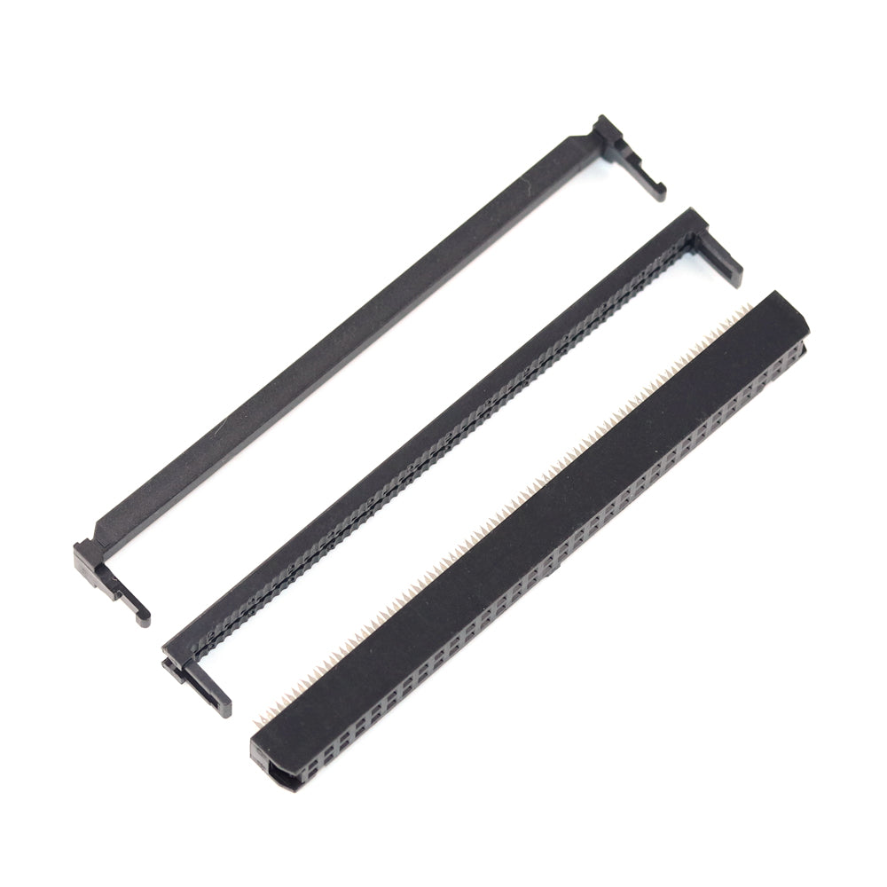 10Pcs FC Female 2.54mm Pitch 6P/8/10/12/14/16/18/20/24/26/30/34/40/50/64 Pin Ribbon Cable Connector IDC Socket Connector
