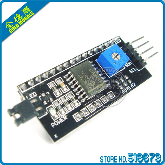 IIC/I2C / Интерфейс LCD1602 2004 Переходная пластина ЖК-дисплея 1602